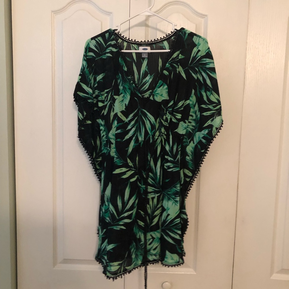 Last call! 🎉 Tropical swim coverup dress